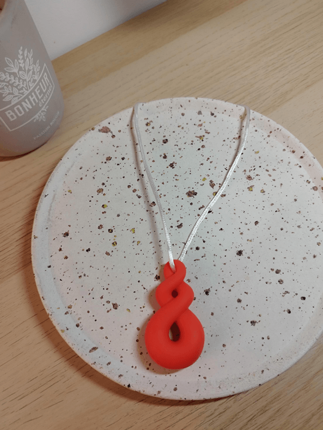Pendentif Goutte - Collier à mâcher en silicone, TDAH, TSA