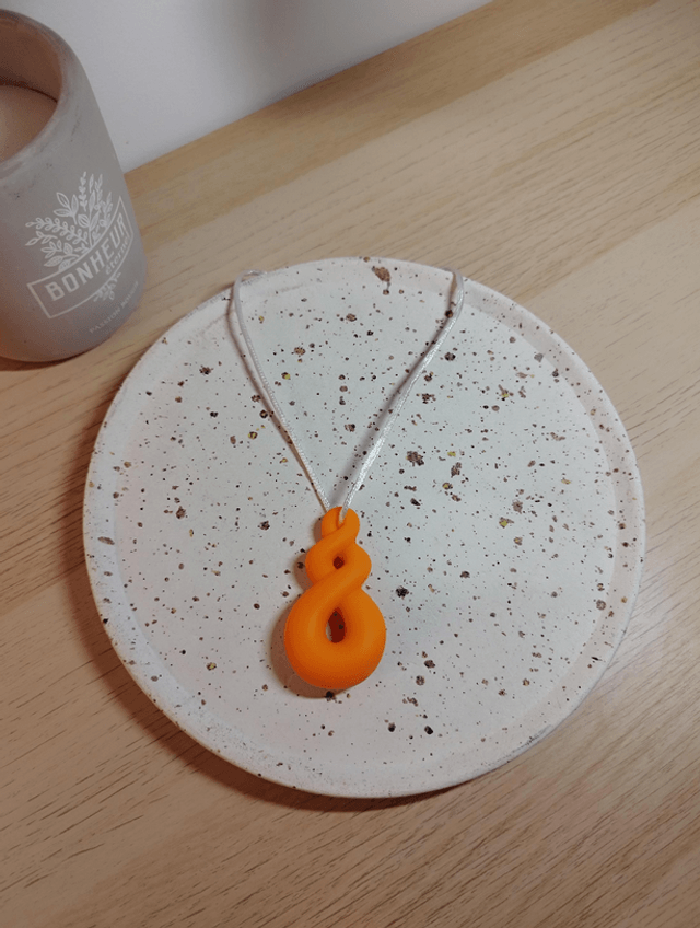 Pendentif Goutte - Collier à mâcher en silicone, TDAH, TSA