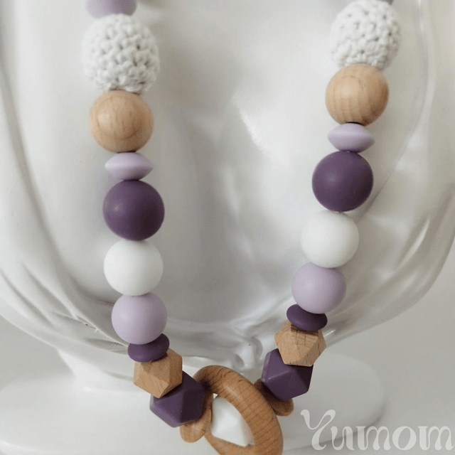 Purple - Collier d'allaitement et de portage 