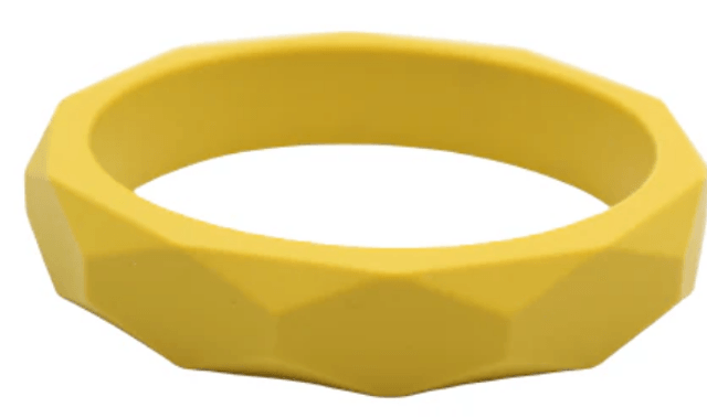 Bracelet jonc diamant en silicone souple 