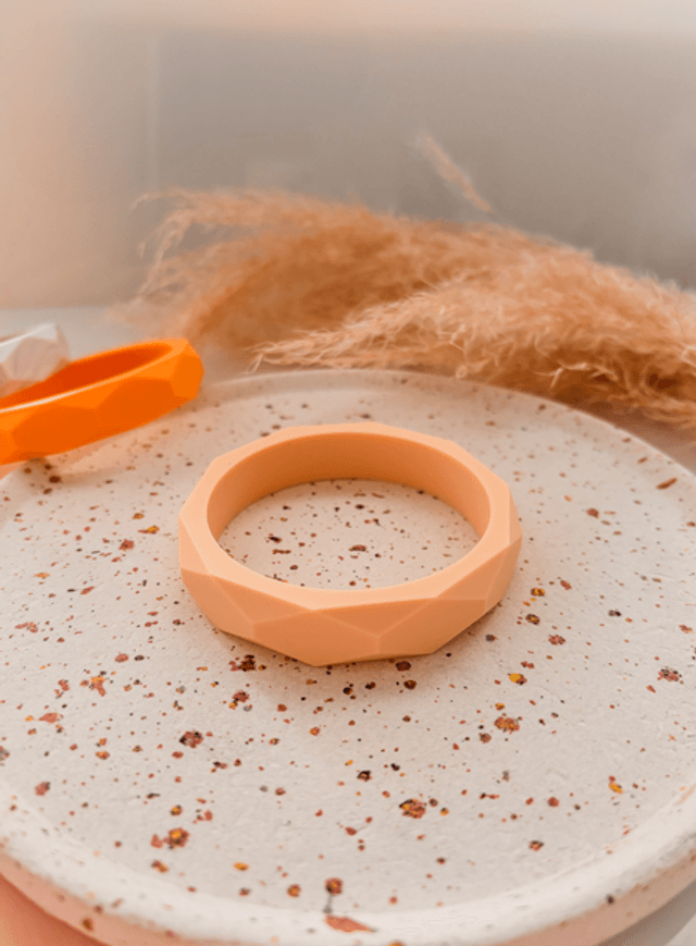 Bracelet jonc diamant en silicone souple 