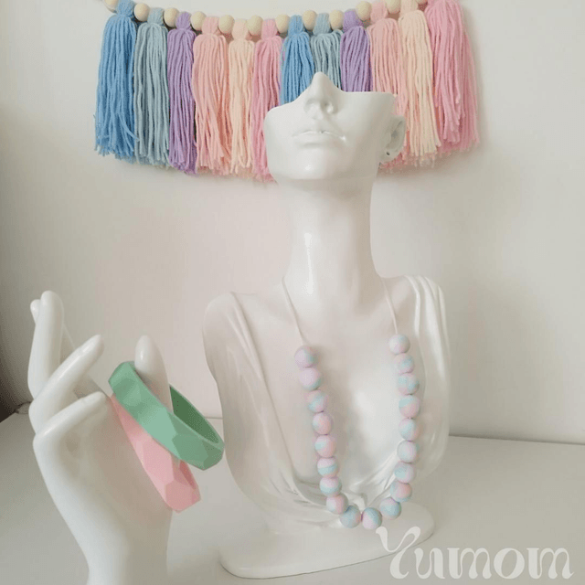 Arc-en-ciel - Collier d'allaitement et de portage