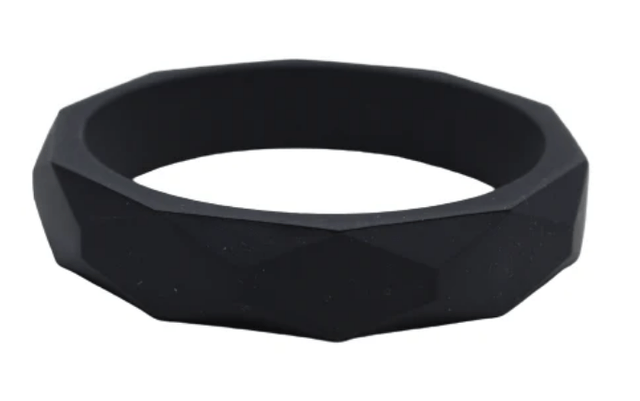 Bracelet jonc diamant en silicone souple 