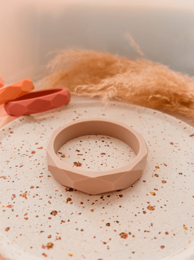 Bracelet jonc diamant en silicone souple 