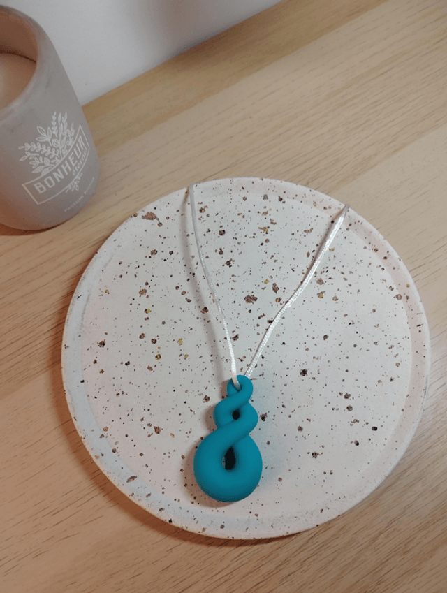 Pendentif Goutte - Collier à mâcher en silicone, TDAH, TSA