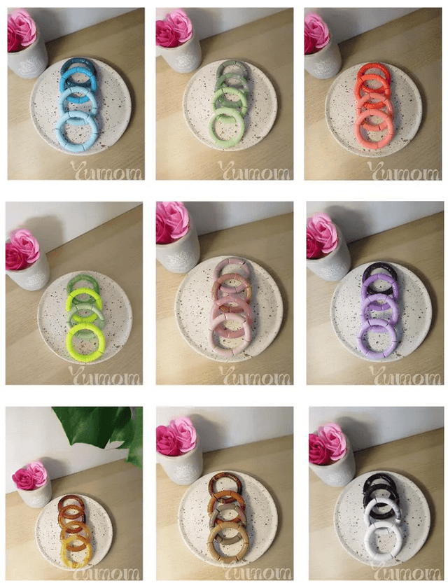 Jonc Aurora - Ensemble de 4 Bracelets Assortis