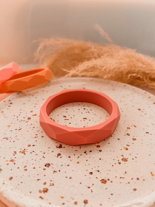 Bracelet jonc diamant en silicone souple 