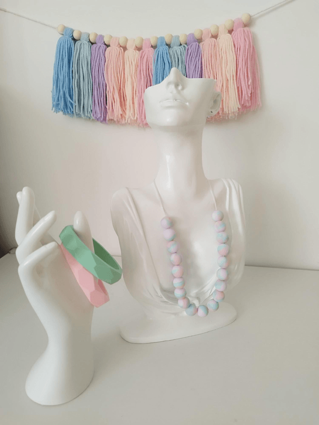 Arc-en-ciel - Collier d'allaitement et de portage