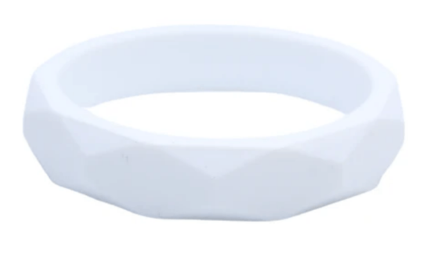 Bracelet jonc diamant en silicone souple 