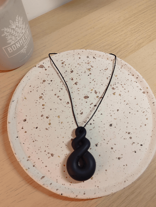 Pendentif Goutte - Collier à mâcher en silicone, TDAH, TSA