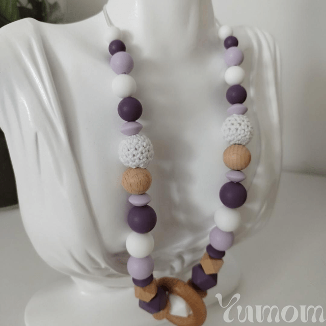 Purple - Collier d'allaitement et de portage 