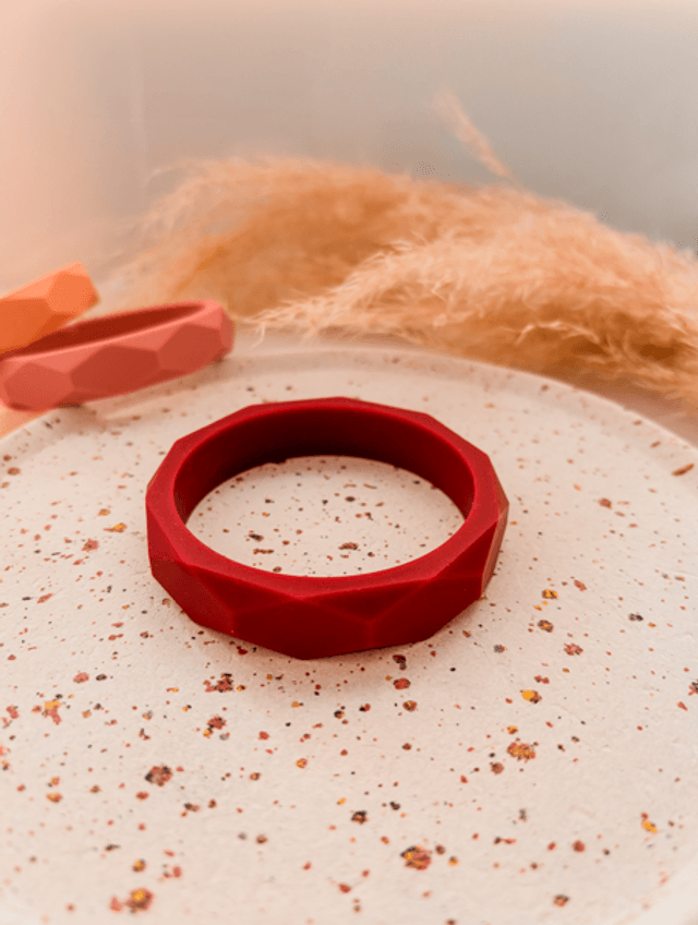 Bracelet jonc diamant en silicone souple 
