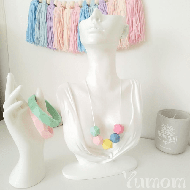 Mini rainbow - Collier d&#039;allaitement et de portage 