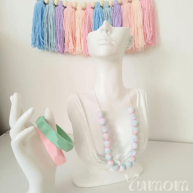 Arc-en-ciel - Collier d&#039;allaitement et de portage