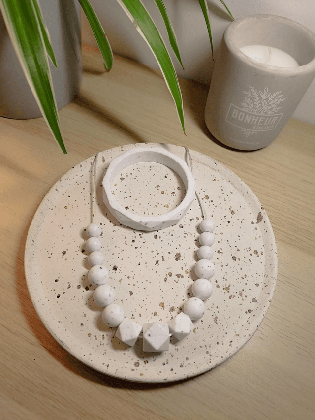 Poussière d&#039;étoiles - Collier d&#039;allaitement, de portage et de dentition en silicone 